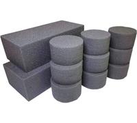 Silk Flower Warehouse 2 Dry Bricks & 9 Dry Sec Cylinders. Bricks for Silk & Artificial Flowers with Floral Foam. Floral Foam Block Sponge for Weddings & Florist Floral Arrangements Craft Supplies