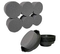Silk Flower Warehouse 6 x Dry Sec Cylinder with trays for Silk & Artificial Flowers Foam Sponge for Weddings & Florist Floral Arrangements DIY Craft Supplies
