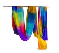 Silk Fountain To Streamer (Imitated Silk) Magic Tricks Silk Rainbow Production Colored Silks Change Into Rainbow Streamer Stage Illusions Gimmicks Props