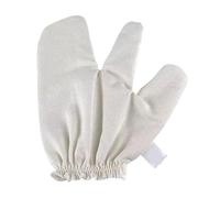Silk Gloves: Raw Silk Massage Gloves | Mitt Body Scrub With Elastic Wrist For A Secure, Nourishing And Skin Rejuvenating Fit For Spa Bath Shower For Men