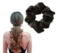 Silk Hair Bobbles Hair Satin Elastic Bands Ropes Large Silk Satin Hair Bobbles Elastic Hair Accessories Shiny Satin Hair Ring Colon Hair Ring Women