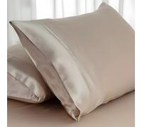 Silk Harmony The Mulberry Silk Pillowcase in Beige Silk Harmony Beige