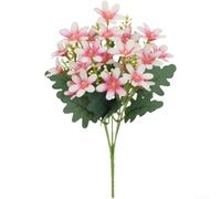 Silk Hydrangea Bloom 32cm Adjustable Leaves Decor(H)