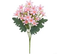 Silk Hydrangea Bloom 32cm Adjustable Leaves Decor(L)