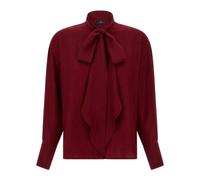Silk Jacquard Blouse with Scarf - female - Etro - Blouses - Red - S - Blouses & Shirts S