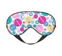 Silk Like Cute Nurse Print Soft Sleep Eye Mask Comfortable Blindfold Adjustable Eye mask for Sleep