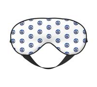 Silk Like Evil Eyes Print Soft Sleep Eye Mask Comfortable Blindfold Adjustable Eye mask for Sleep