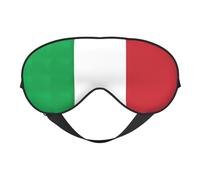 Silk Like Italy Flag Print Soft Sleep Eye Mask Comfortable Blindfold Adjustable Eye mask for Sleep