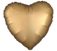 Silk Lustre Gold Heart PKG