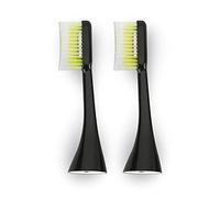 Silk`n ToothWave Replacement Toothbrush Heads Black Extra Soft/Large Pack of 2