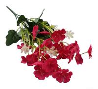 Silk Orchid Artificial Floral Stems for Wedding Event Planning Home Interior Coordination and Photography Prop Placement (Rose Red)