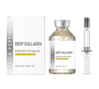 Silk Peptide Intensive Lifting Ampoule, Deep Collagen Peptide Facial Ampoule Face Lifting Serum, Firms and Lifts, Korean Anti-aging Facial Essence, Improves Elasticity for Wrinkles and Fine Lines