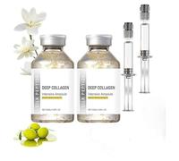 Silk Peptide Intensive Lifting Ampoule,Deep Collagen Peptide Intensive Lifting Serum,Korean Anti-Aging Facial Essence,for Firms & Lifts,Moisturizes,Smooths Wrinkles,Improves Skin Elasticity (2 pcs)