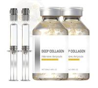 Silk Peptide Intensive Lifting Ampoule - Deep Collagen Silk Peptide Intensive Lifting Serum,Korean Anti Aging Serum for Face,Moisturizes,Firms & Lifts,Smooths Wrinkles,Improves Skin Elasticity (2Pcs)