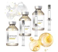 Silk Peptide Intensive Lifting Ampoule - Deep Collagen Silk Peptide Intensive Lifting Serum Korean Anti Aging Serum for Face Tightening,Lifting,Smoothing,Hydrating,Non-Greasy,Gentle Formula (3Pcs)