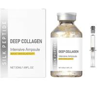 Silk Peptide Intensive Lifting Ampoule, Korean Anti-Aging Serum with Collagen & 30 Peptide Complex, for Face Tightening, Firming, Lifting, Smoothing and Deep Hydration (1, 50ml)