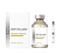Silk peptide intensive lifting ampoules, collagen lifting essence, Korean anti-aging essence, instantly firming and moisturizing, leaving skin smoother and more radiant