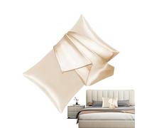 Silk Pillow Cover Soft Breathable with Zipper