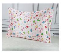 Silk Pillowcase 1pc Silk 19mm Satin Silk Printed Pillowcases Pillow Cases Envelope Closure Standard Queen King(9,51x91cm)