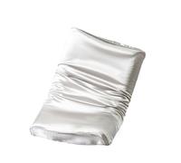 Silk Pillowcase 22 Momme Mulberry Silk Pillowcase For Latex And Memory Foam Pillow Solid Cushion Cover Hair Skin Protect Decorative Case(Light Grey,1PCx30x50cm)