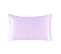 Silk Pillowcase Silk Pillowcase Zipper Pillowcases Pillow Case For Healthy Standard Queen King Multicolor(Light Purple,40x60 cm)