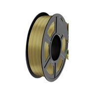 Silk PLA 3D Printer Filament 1.75mm Dual Color Black Red/Gold 250g/250g/1000g Spool For 3D Printing(Black Gold 500g)