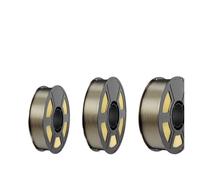 Silk PLA 3D Printer Filament 1.75mm Dual Color Black Red/Gold 250g/250g/1000g Spool For 3D Printing(Black Red 500g)