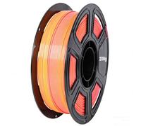 Silk PLA Filament Gradient 3D Printer Filament Modeling Material 1.75mm 200g, High Speed Printing Filament, Enhanced Toughness, for Sensory & Fidget Star, Dimensional Accuracy 0.02mm Pink Gold