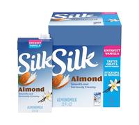 Silk Pure Almond 6-32 FL OZ Unsweetened Almond Milk, Vanilla, 192 FL OZ by Silk