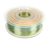 Silk Rainbow PLA Filament, 3D Printer Filament, Strong Smooth Gradient Multicolor PLA Consumables with Excellent Performance, 1.75mm Diameter for High Efficiency Printing, No Clogg