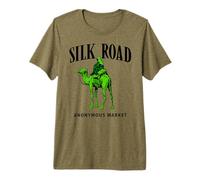 Silk Road Anonymous Market Camel Logo Dark Web Hacker Geek Premium T-Shirt