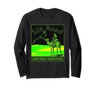 Silk Road Anonymous Marketplace Blockchain Dark Web Crypto Long Sleeve T-Shirt