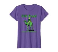Silk Road Anonymous marketplace Camel Dark Web Crypto BTC T-Shirt, Women, Purple Heather, Small