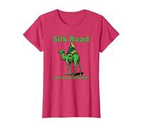 Silk Road Anonymous marketplace Camel Dark Web Crypto BTC T-Shirt, Women, Red Heather, 3X-Large
