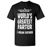 Silk Road Tees Best Dad Ever T-Shirt Funny Gifts for Dad Fathers Day Husband Mens T Shirt - Greatest Father - Black - XXXL