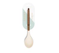 Silk Route Home Acacia Wood & Cream Silicone Spoon Kitchen Utensil