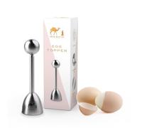 Silk Route Home Stainless Steel Egg Shell Cracker & Topper