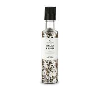 Silk Route Spice Company Refillable Glass Grinder White Sea Salt & Pepper 228g