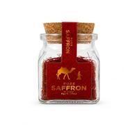 Silk Route Spice Company Saffron Threads 4g Glass Jar with Cork Lid