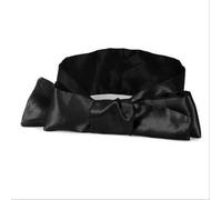 Silk Satin Eye Mask Restraints Handcuffs Sexy Flirt Blindfold Patch Cover Restraints Accessories (Clear)