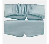 Silk Satin Sleep Mask Comfortable Sleeping Eye Mask Eyeshade Cover Shade Eyes Relax Enlarged Eye Patch Women Men Sleep Health(Blue,3PCS)