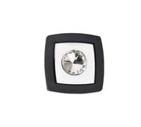 Silk Scarf Buckle 1 Piece Geometric Shape Brooch Corsage Women'S Scarf Silk Scarf Buckle Clothes AccessoryBlack