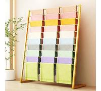 Silk Scarf Display Stand, Large Capacity Hijab Rack, Floor Standing Pants Organizer, Space Saving for Home and Retail Stores,