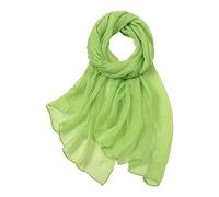 Silk Scarf for Hair Wrapping Women Summer Casual Colorful Multicolor Solid Color Chiffon Thin Regular Silk Scarf Scarf Scarves for Men Winter Warm Scarf Winter (Mint Green, One Size)