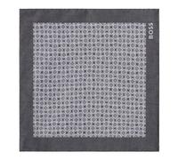Silk Scarf with Print - male - Hugo - Handkerchiefs - Gray - ONE SIZE - Accessories ONE SIZE