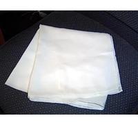 Silk Scarves for Painting/Dyeing Square White 44x44inches Hand Sewn
