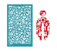 Silk Screen Stencils for Clay Reusable Silkscreen Working Earrings for Printing On for Reusable Silkscreen Print Kits Printing Jewelry Making Tools