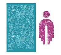 Silk Screen Stencils for Clay Reusable Silkscreen Working Earrings for Printing On for Reusable Silkscreen Print Kits Printing Jewelry Making Tools