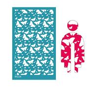 Silk Screen Stencils for Clay Reusable Silkscreen Working Earrings for Printing On for Reusable Silkscreen Print Kits Printing Jewelry Making Tools