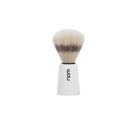 nom Carl Natural Bristle Shaving Brush (Handle: White)